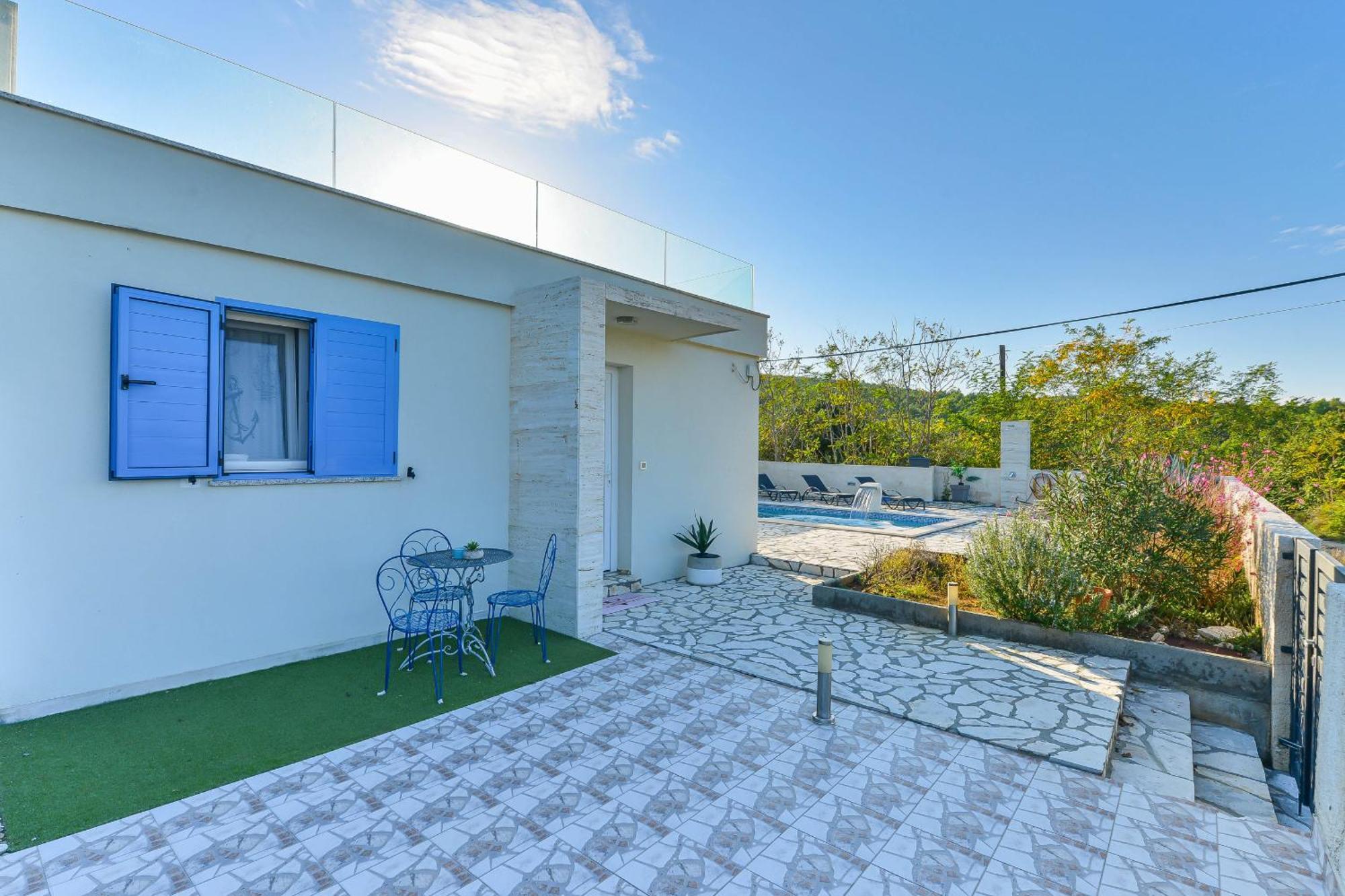 Villa Anna With Pool, Zadar County Vinjerac Exterior foto
