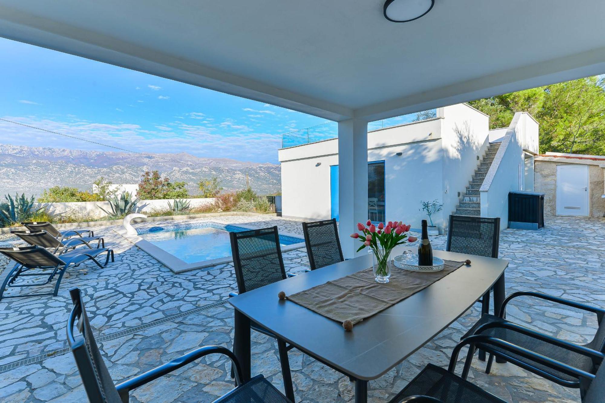 Villa Anna With Pool, Zadar County Vinjerac Exterior foto
